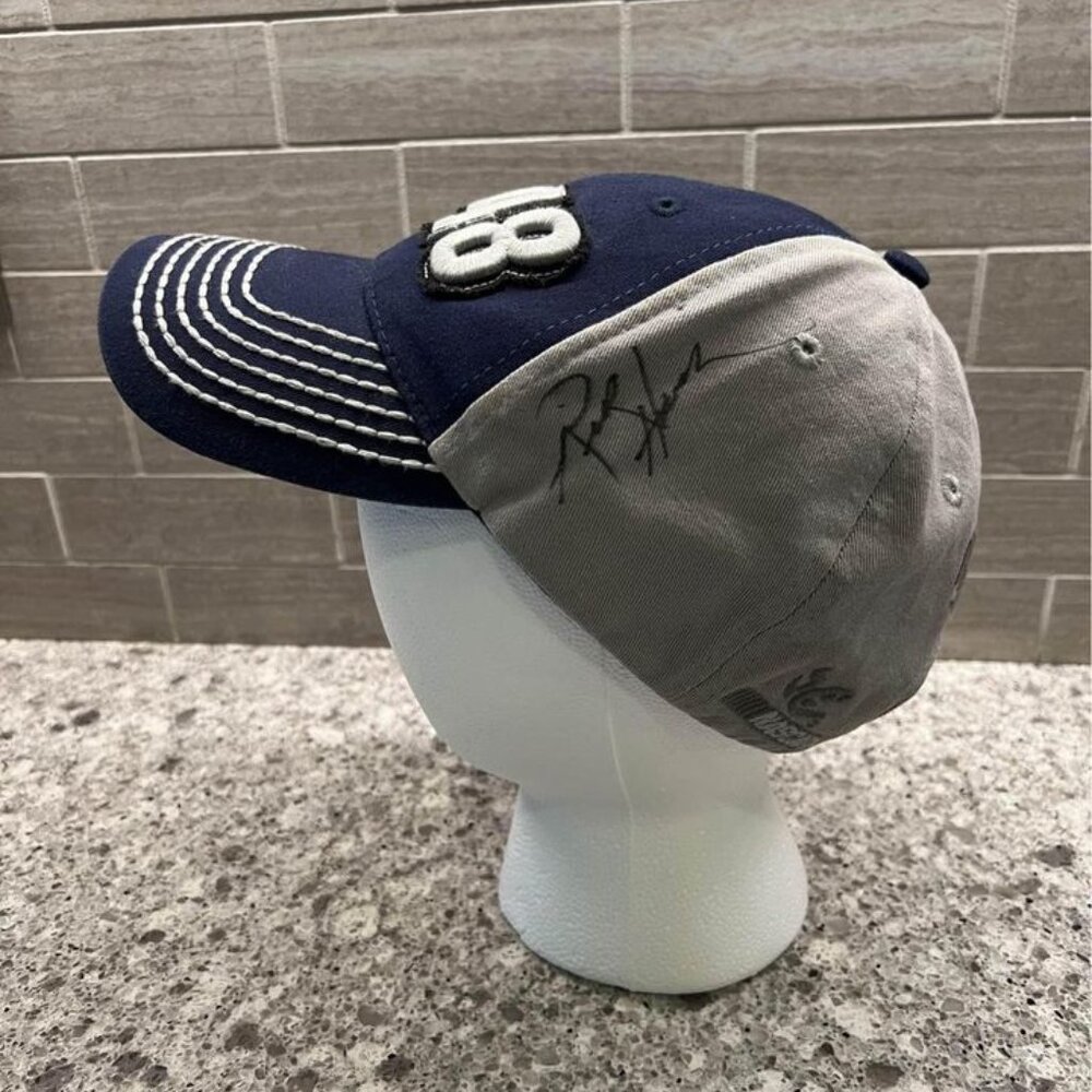Autographed Nascar Baseball Hat-Jimmie‎ Johnson and Rick Hendrick